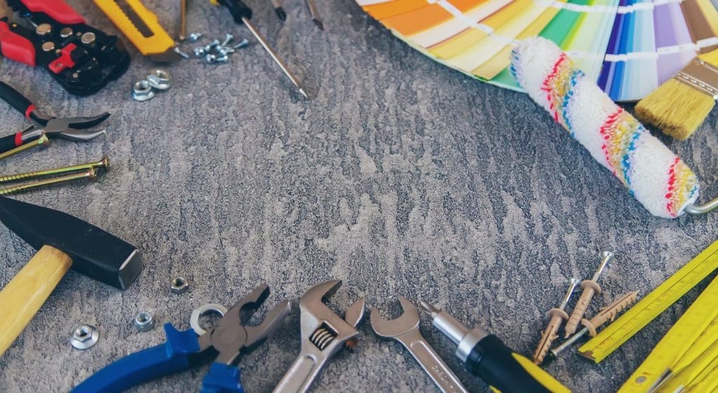 home-improvement-concept-construction-tools-and-items-selective-focus-