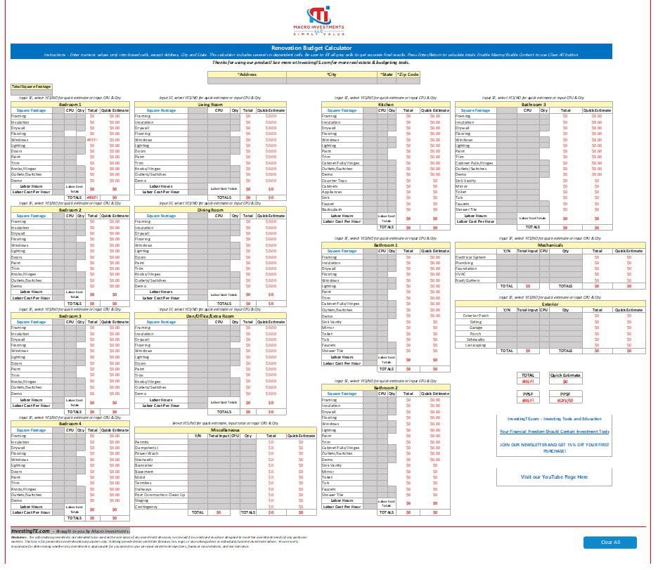 découvrez nos conseils et estimations pour établir un budget rénovation réaliste. coûts, astuces et étapes essentielles pour réussir vos travaux en toute sérénité.