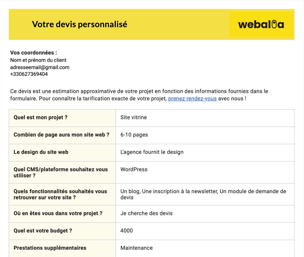 obtenez rapidement un devis personnalisé en ligne pour vos projets. comparez les offres, recevez une estimation gratuite et bénéficiez d'un service professionnel adapté à vos besoins.
