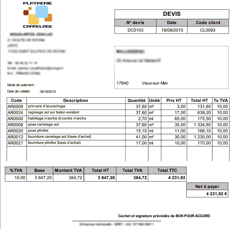obtenez rapidement un devis carrelage personnalisé pour vos travaux de rénovation ou construction. comparez les prix et choisissez le meilleur artisan près de chez vous !