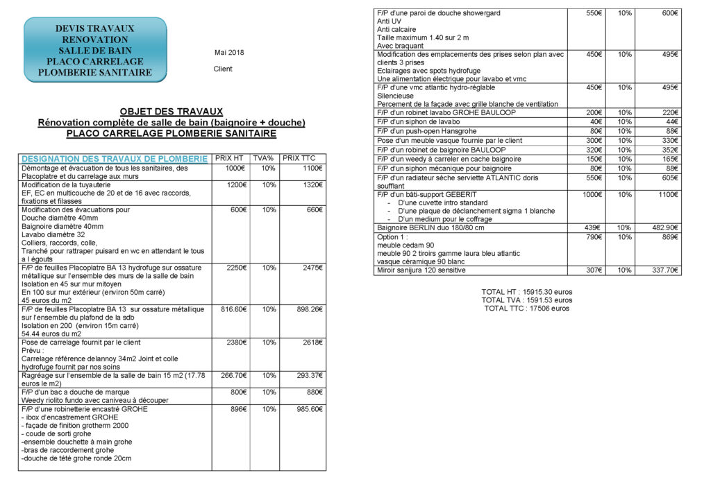 obtenez rapidement un devis personnalisé pour la rénovation de votre salle de bain en 2025. comparez les prix, trouvez des experts qualifiés et planifiez votre projet facilement.