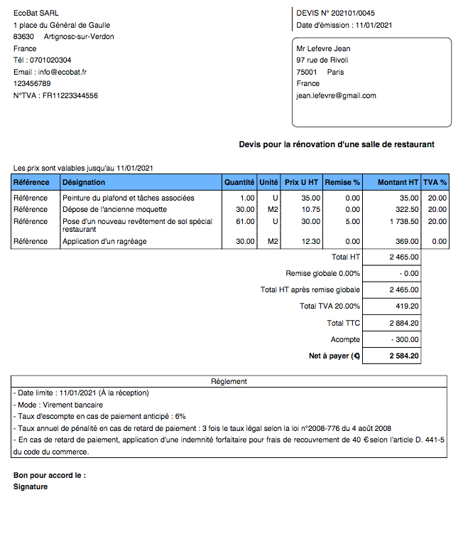 obtenez rapidement un devis travaux en ligne gratuit et personnalisé pour tous vos projets de rénovation ou de construction. comparez les prix et trouvez des artisans qualifiés près de chez vous !