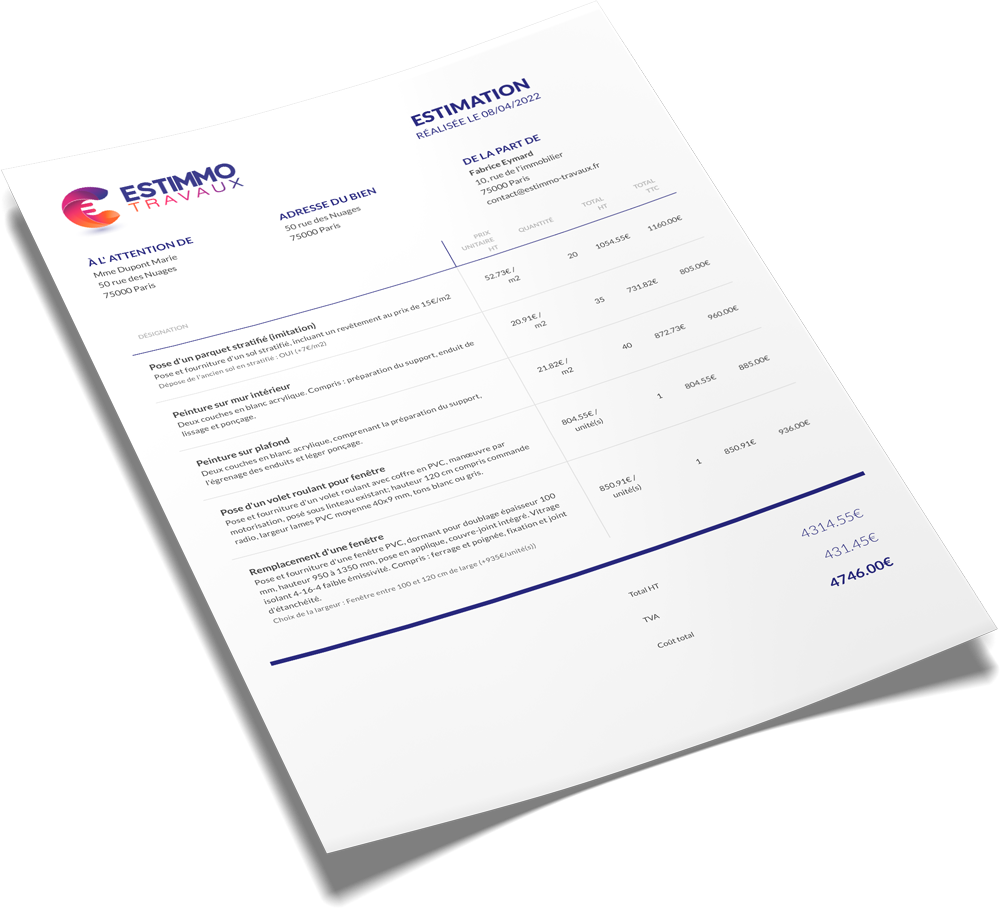 obtenez une estimation précise de vos travaux : découvrez nos conseils pour évaluer le coût de rénovation, construction ou aménagement, et réalisez votre projet en toute sérénité.