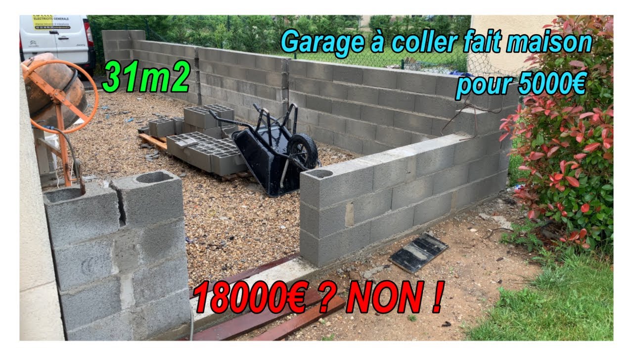 découvrez le prix d’un garage de 20m2 en parpaing : coûts de construction, facteurs à considérer et conseils pour budgétiser votre projet de garage solide et durable.