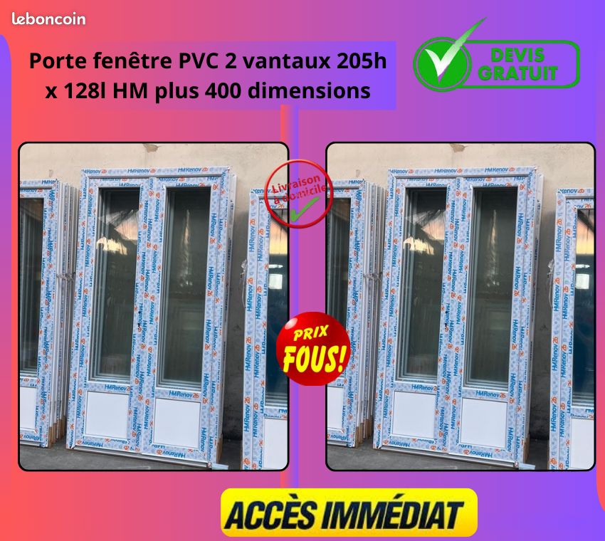 découvrez les prix des porte-fenêtres, comparez les modèles, matériaux et options, et obtenez des conseils pour choisir la meilleure porte-fenêtre adaptée à votre budget et à votre habitation.
