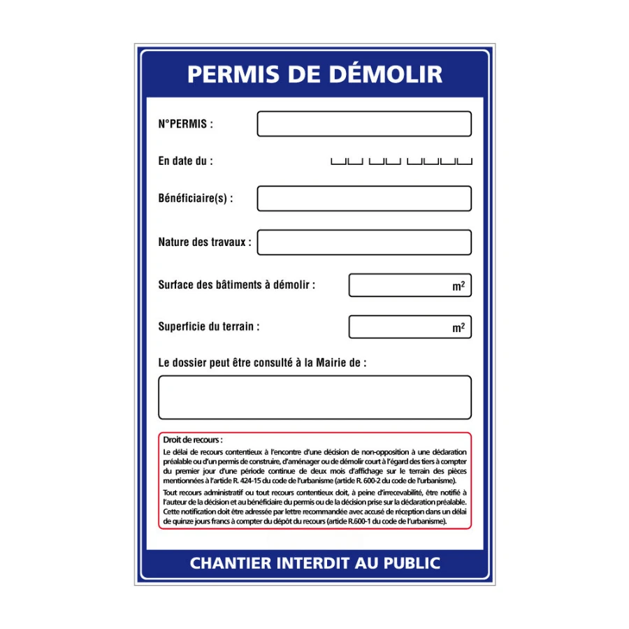 découvrez le coût du permis de démolition en france : démarches, prix moyens, et conseils pour votre projet de démolition en toute légalité.