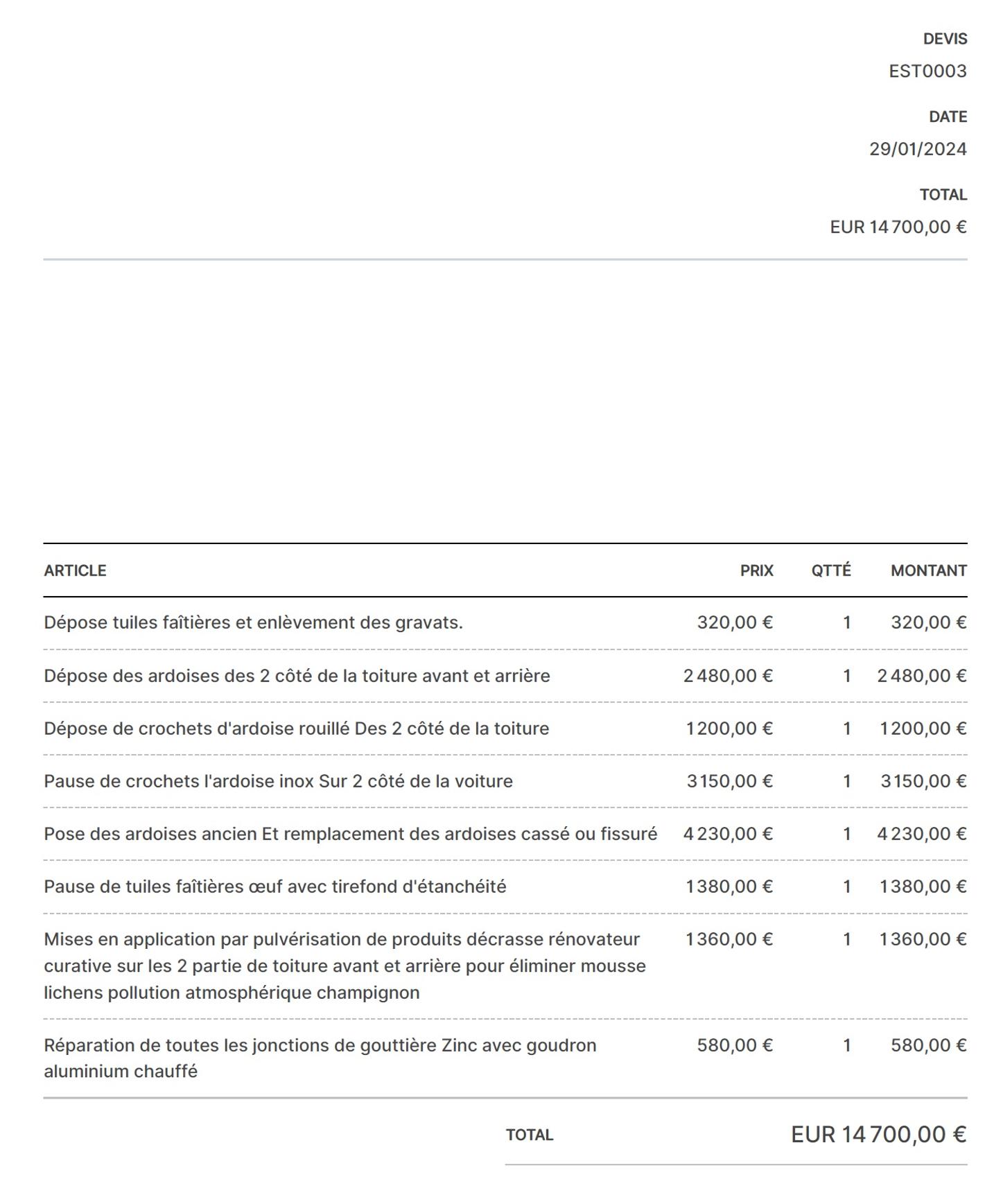 découvrez tout ce qu’il faut savoir sur le prix d’une toiture : tarifs au m², facteurs influençant le coût, exemples de devis et conseils pour bien estimer votre budget de rénovation ou construction.