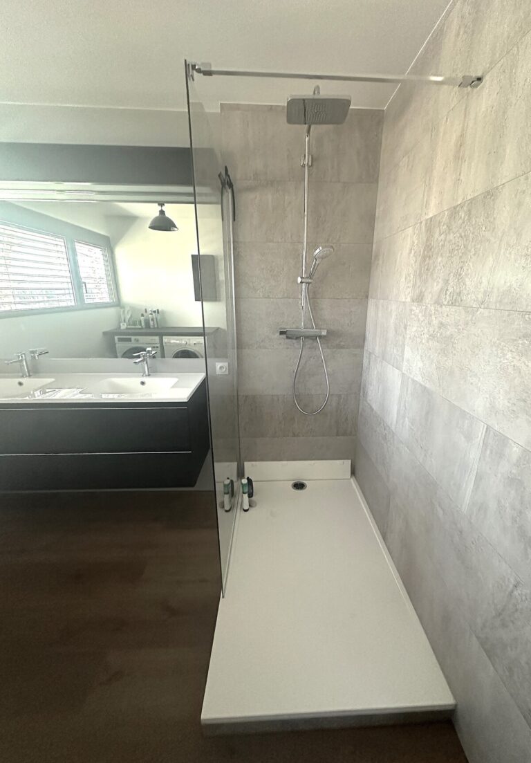 confiez la rénovation de votre salle de bain à chessy à des professionnels qualifiés. design moderne, choix de matériaux de qualité et finitions soignées pour un espace sur mesure.