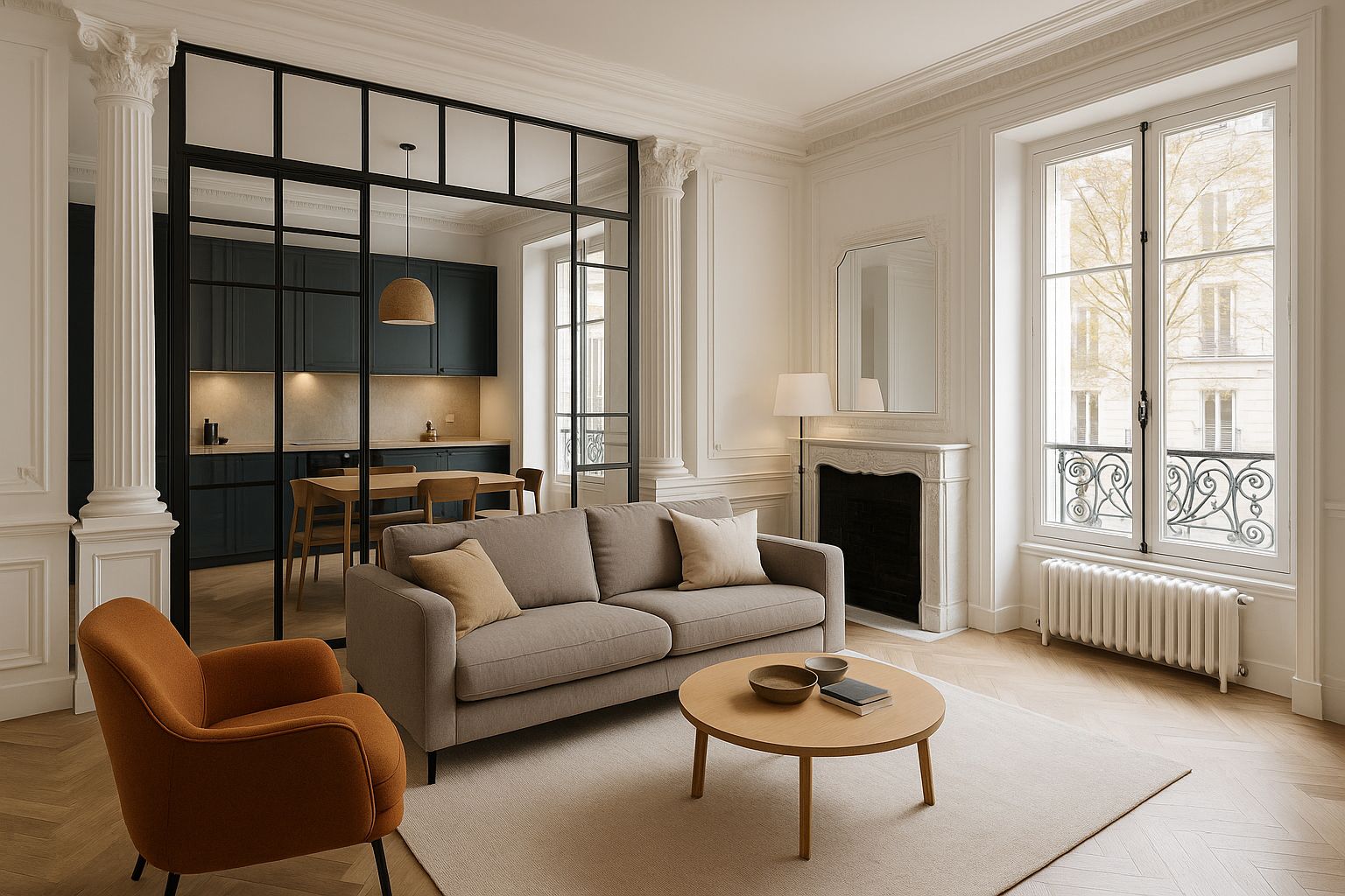 découvrez notre appartement rénové alliant style moderne et confort optimal, idéal pour un séjour agréable et chaleureux.