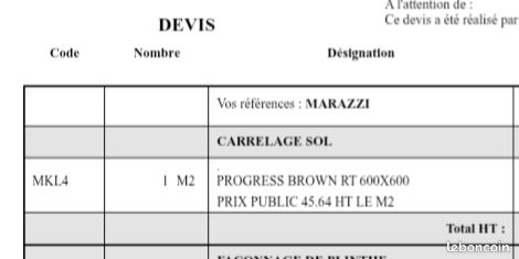 obtenez un devis carrelage personnalisé rapidement. comparez les prix et trouvez le meilleur professionnel pour vos travaux de pose de carrelage.