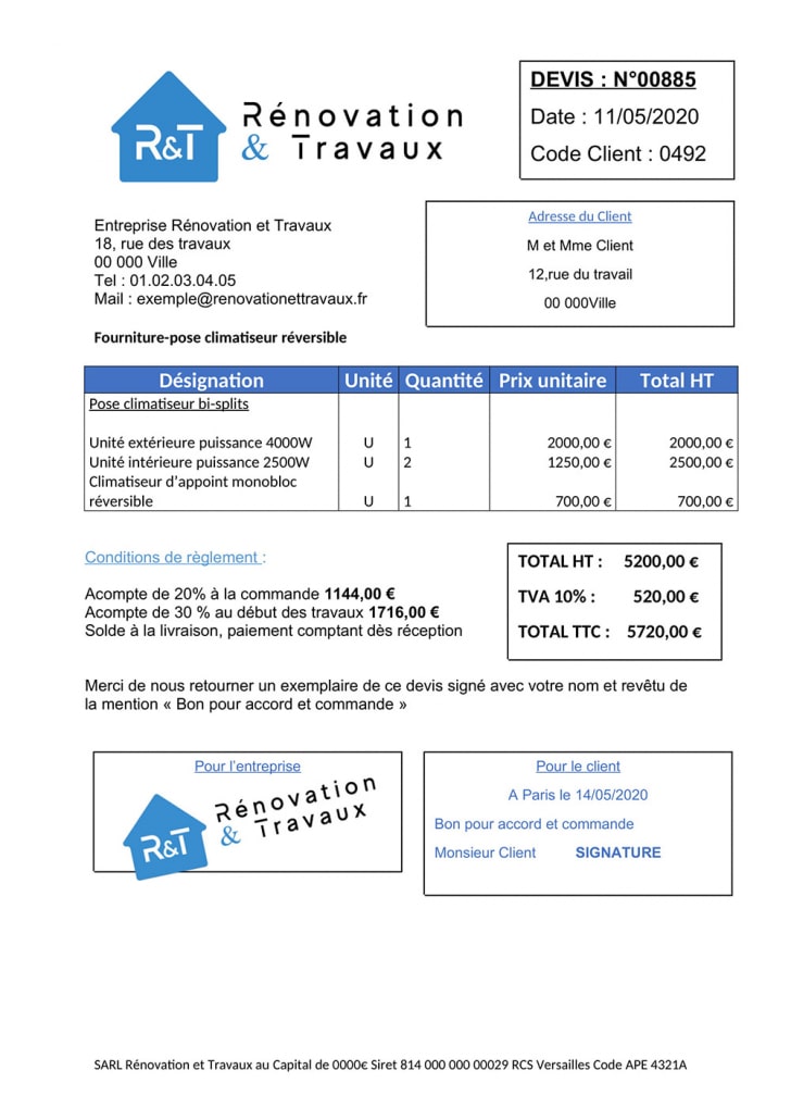 obtenez un devis gratuit et personnalisé pour l'installation ou la réparation de votre climatisation réversible. comparez les prix et trouvez le meilleur service près de chez vous.