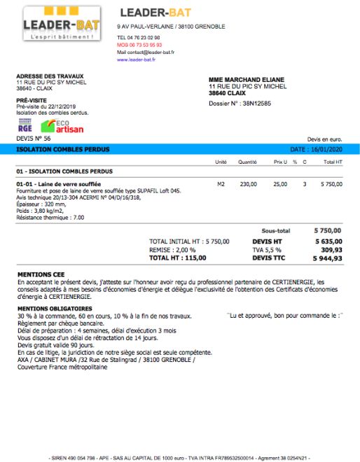 obtenez un devis gratuit pour l'isolation de vos combles et améliorez le confort de votre maison tout en réalisant des économies d'énergie.