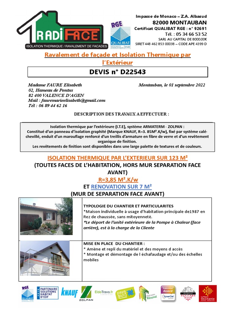 obtenez un devis précis pour l'isolation extérieure de votre maison. comparez les prix et trouvez les meilleures offres pour améliorer votre confort et réaliser des économies d'énergie.