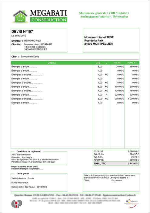 obtenez rapidement un devis travaux en ligne personnalisé pour tous vos projets de rénovation et construction. comparez les prix et choisissez les meilleurs artisans près de chez vous.