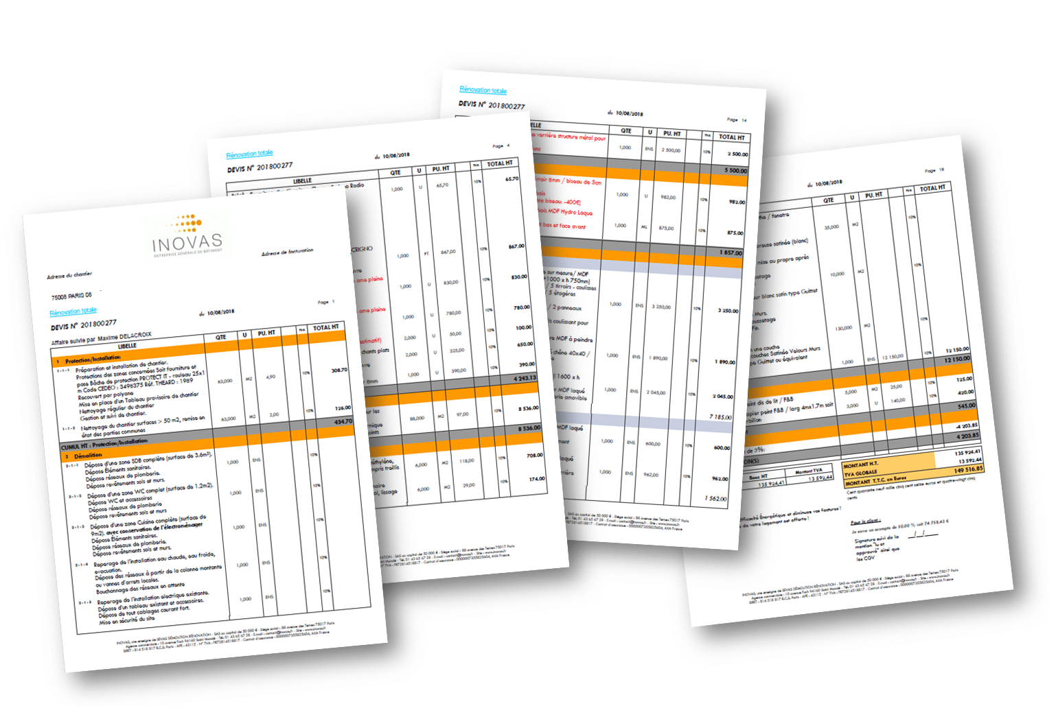 obtenez un devis travaux clair et détaillé pour vos projets de rénovation, construction ou aménagement. comparez les offres et choisissez le meilleur rapport qualité-prix rapidement.