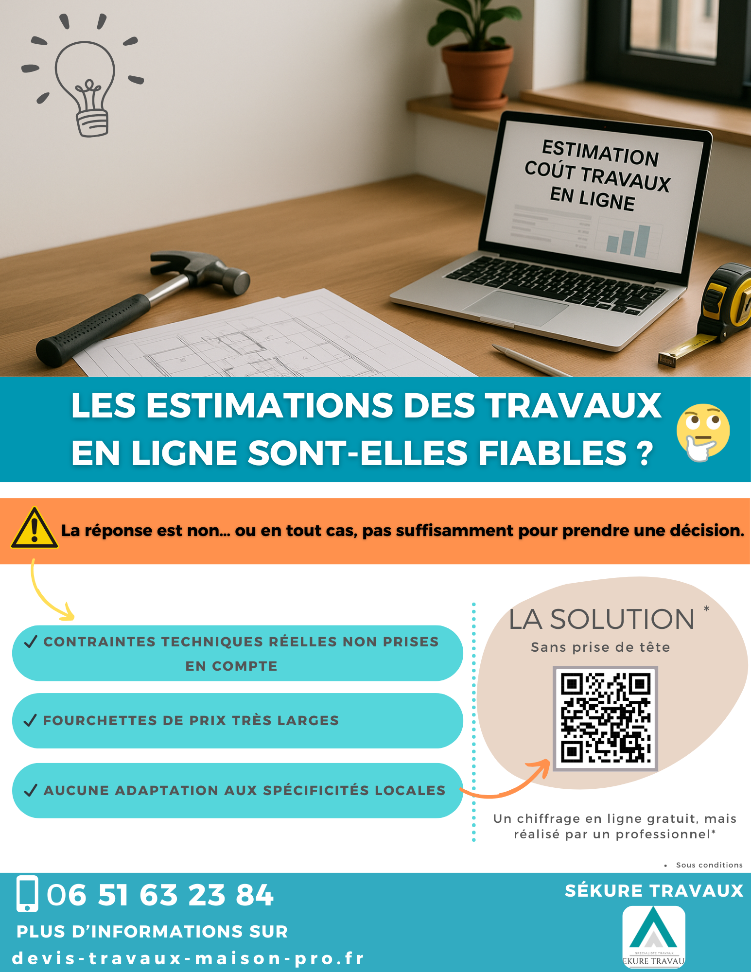 obtenez une estimation précise et détaillée de vos travaux pour mieux planifier votre budget et réussir vos projets de rénovation ou construction.