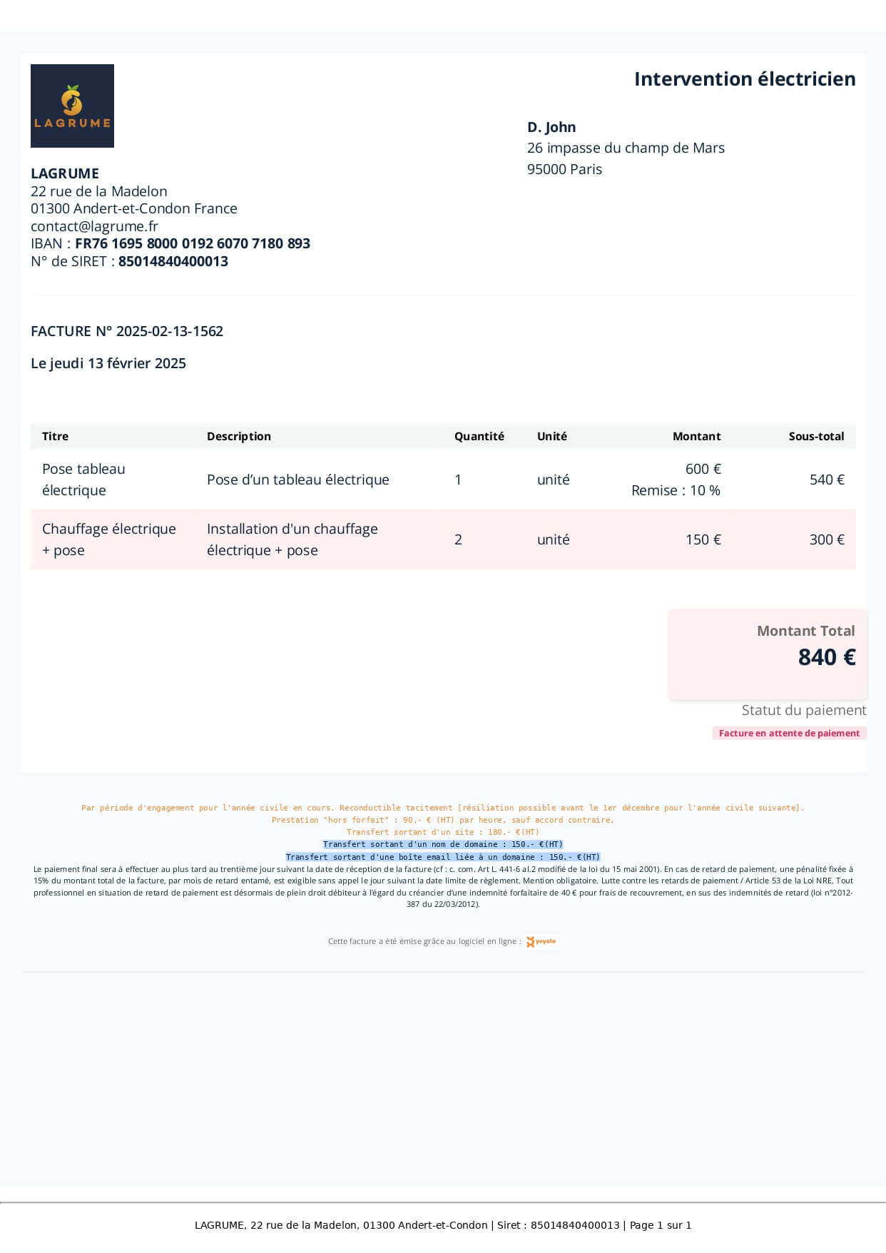 découvrez un exemple de devis électricien clair et détaillé pour mieux comprendre les tarifs et prestations avant vos travaux électriques.