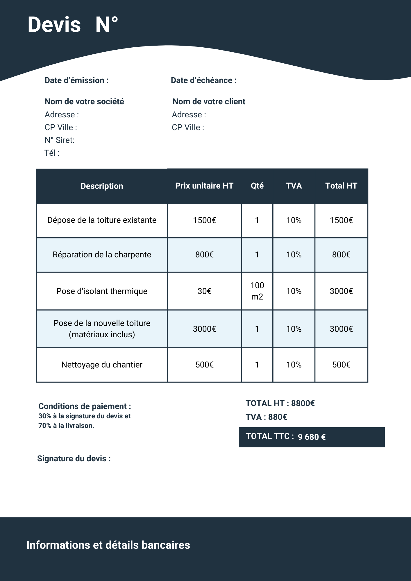 obtenez un devis gratuit et personnalisé pour le nettoyage de votre toiture. comparez les prix et trouvez les meilleurs professionnels près de chez vous.
