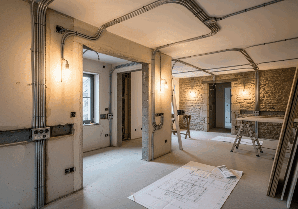 assurez la sécurité de votre appartement avec notre service de mise aux normes électriques conforme aux dernières réglementations.