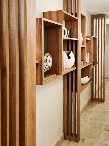 optimisez votre couloir avec des rangements élégants alliant style et fonctionnalité pour un espace organisé et accueillant.