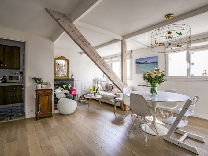 découvrez des pièces à rénover au dernier étage à paris, offrant un potentiel unique pour créer un espace de vie sur mesure avec vue imprenable.