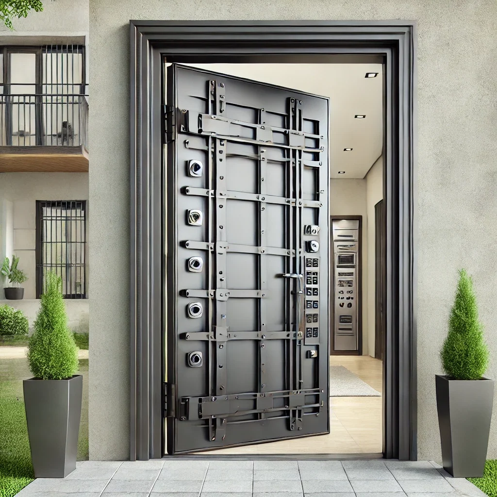 renforcez la sécurité de votre domicile avec notre porte blindée de haute qualité, alliant robustesse et design pour protéger efficacement votre maison.