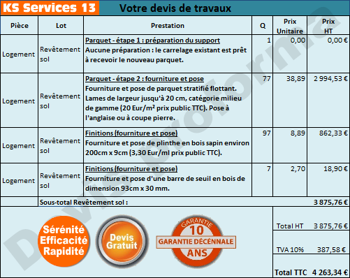 découvrez les prix pour la pose de carrelage et parquet, comparez les tarifs des professionnels et trouvez la meilleure offre pour vos travaux de revêtement de sol.