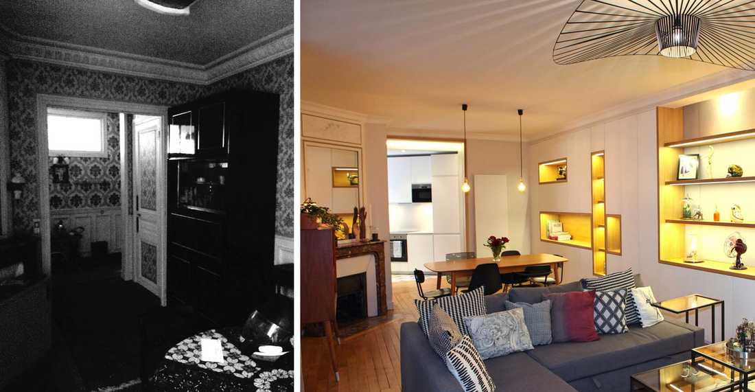 découvrez nos projets de rénovation d'appartements avec des photos avant-après illustrant la transformation complète de vos espaces de vie.