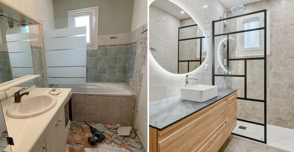découvrez nos solutions de rénovation pour une salle de bain de 12m2, alliant style et fonctionnalité pour un espace moderne et confortable.