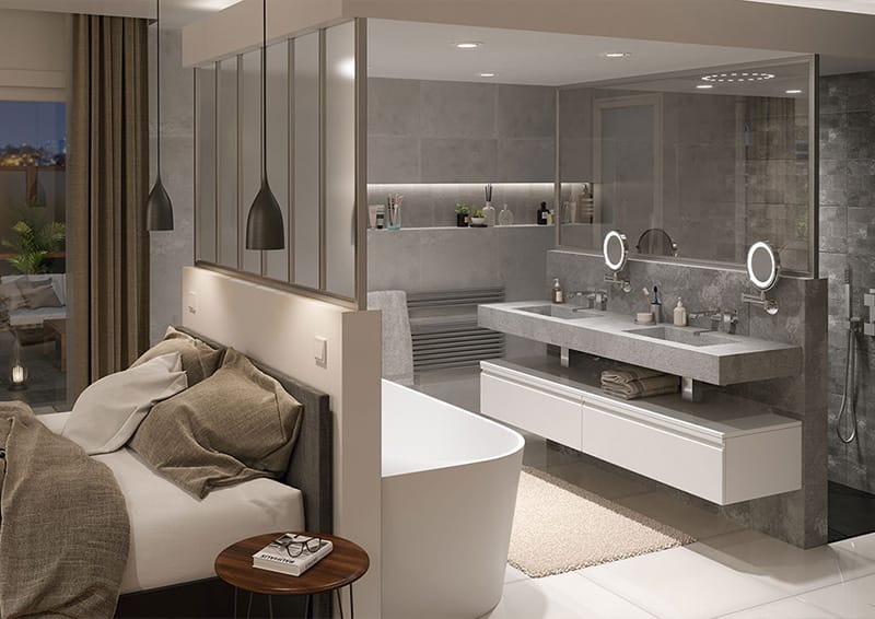 découvrez notre salle de bain moderne conçue par un installateur professionnel pour allier élégance et fonctionnalité. profitez d'une installation de qualité et d'un design contemporain adapté à vos besoins.