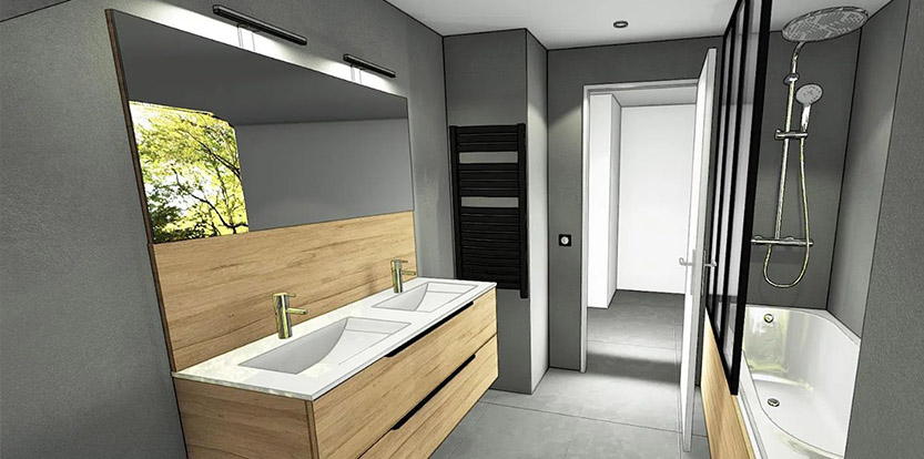 découvrez nos solutions de salle de bain sur-mesure à nucourt, alliant design personnalisé et confort optimal pour transformer votre espace.