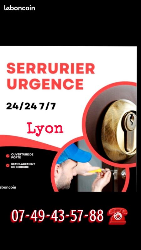 service de serrurier disponible 24h/24 pour l'ouverture rapide et sécurisée de votre porte, intervention rapide et fiable à toute heure.