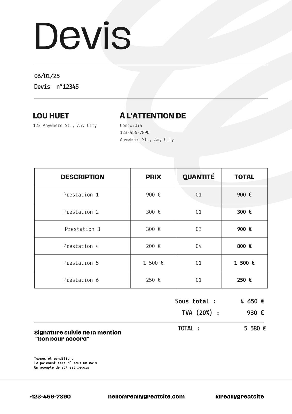 obtenez un devis précis et détaillé pour estimer le coût de votre projet rapidement et sans engagement.
