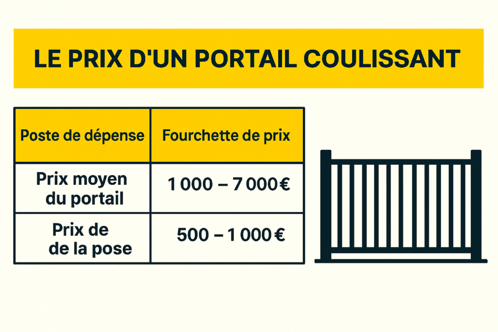 découvrez le coût d'installation d'un portail électrique, incluant les prix moyens, les facteurs influençant le tarif et des conseils pour bien choisir votre équipement.