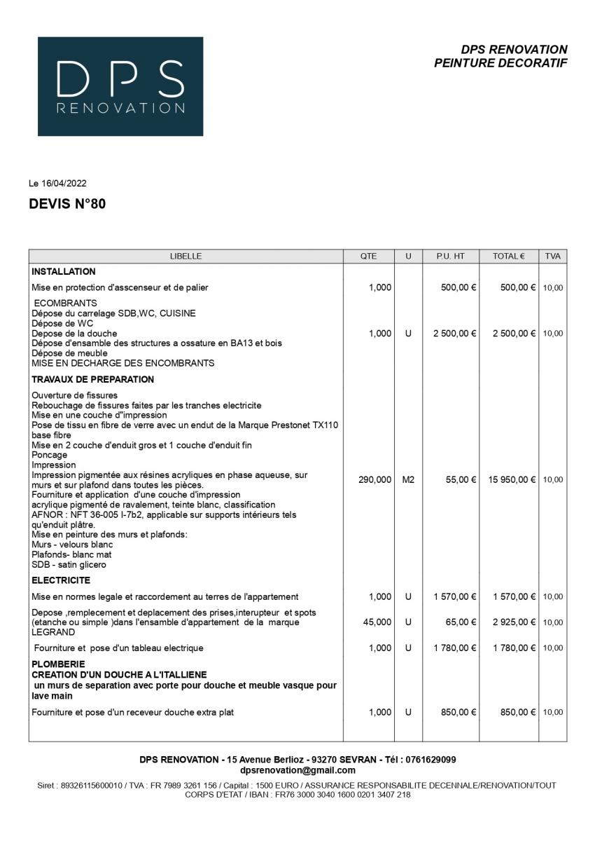 découvrez le coût estimatif de la peinture pour un appartement de 80 m², incluant le prix des matériaux, la main-d'œuvre et des conseils pour optimiser votre budget rénovation.
