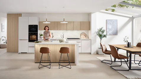 découvrez l'élégance et la luminosité d'une cuisine moderne blanche, alliant design épuré et fonctionnalité optimale pour un espace convivial et stylé.