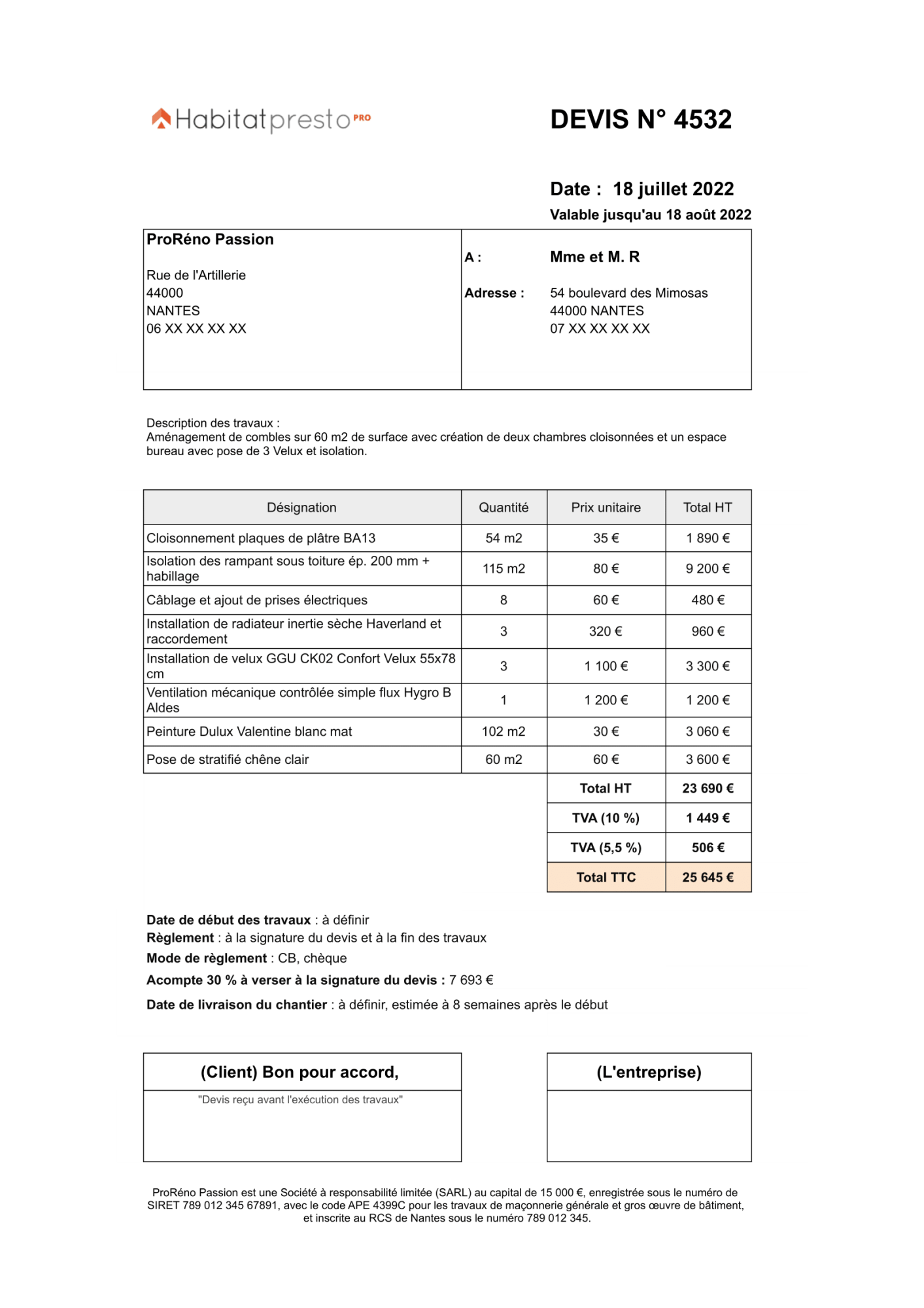 obtenez un devis personnalisé pour vos travaux de rénovation avec un artisan qualifié. service sur mesure, rapide et fiable pour tous vos projets.