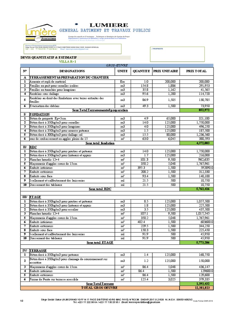obtenez un devis précis et détaillé pour vos travaux de gros œuvre. comparez les offres des professionnels et planifiez votre projet en toute sérénité.