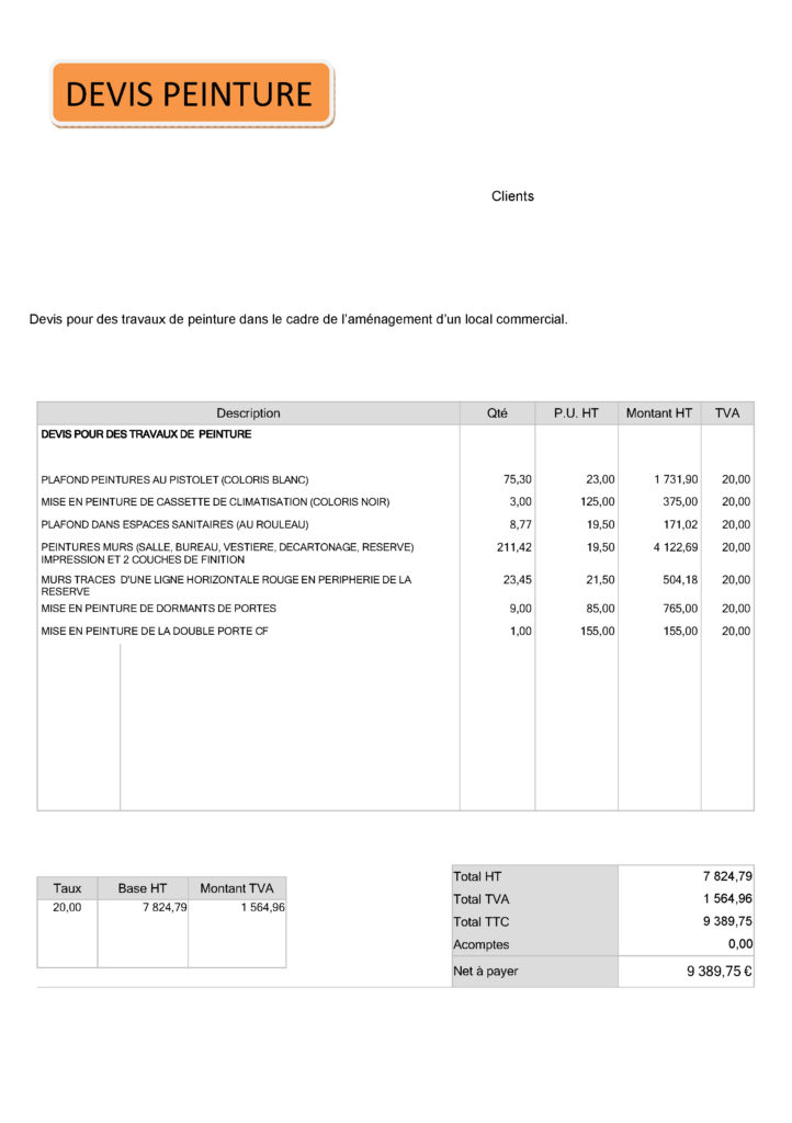 obtenez un devis peinture personnalisé rapidement pour tous vos travaux de peinture intérieure et extérieure. comparez les prix et trouvez le professionnel adapté à vos besoins.