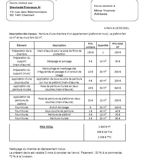 obtenez un devis précis pour la peinture intérieure de votre maison. comparez les prix et faites appel à des professionnels qualifiés pour un résultat impeccable.