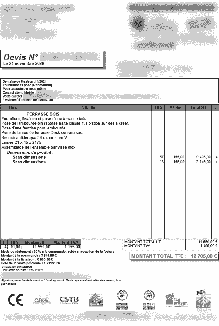 devis terrasse bois pilotis obtenez un devis personnalisé pour la construction de votre terrasse en bois sur pilotis. conseil, prix et estimation rapide pour un projet réussi.