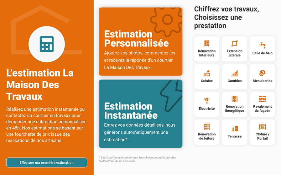 obtenez une estimation précise pour vos travaux de rénovation maison. comparez les devis et planifiez votre projet en toute confiance.