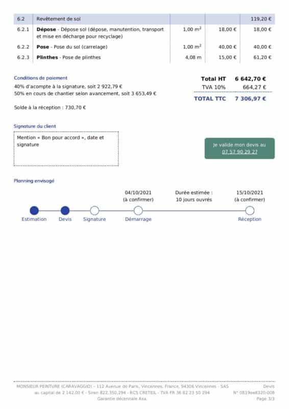 obtenez un exemple de devis plâtrerie précis et détaillé pour vos travaux de rénovation ou construction. comparez les prix et planifiez votre projet en toute sérénité.