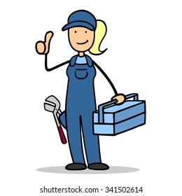 découvrez l'humour et l'efficacité d'une femme plombier, alliant professionnalisme et bonne humeur pour tous vos besoins en plomberie.