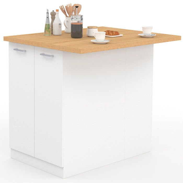 découvrez notre sélection d'îlots centraux blancs modernes signés ikea, alliant design épuré et fonctionnalité pour sublimer votre cuisine.