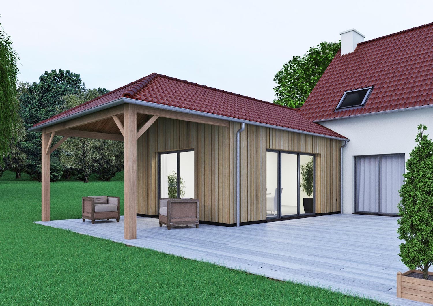 prix extension maison prefabriquee 1 découvrez le prix d'une extension de maison préfabriquée : avantages, coûts moyens, et conseils pour bien choisir votre projet d'agrandissement.