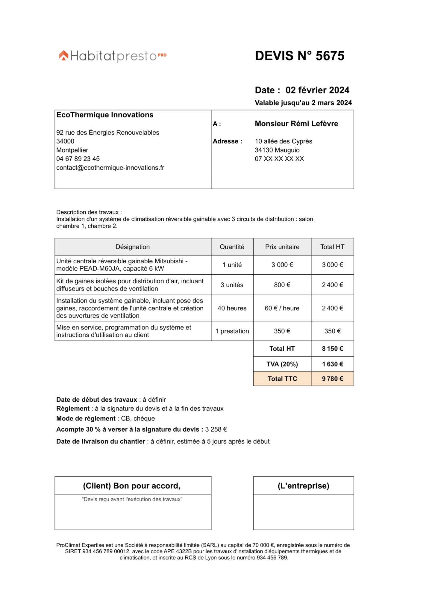 découvrez le prix d'installation d'une climatisation mono split et obtenez un devis personnalisé pour un confort optimal chez vous.