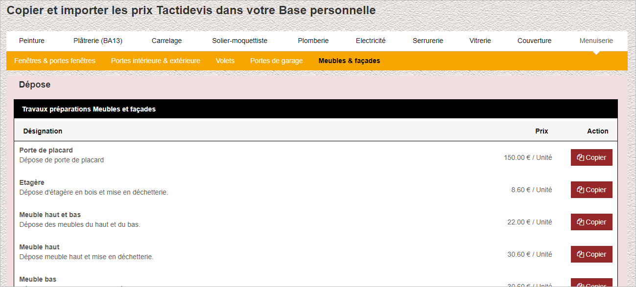 découvrez nos prix compétitifs pour la menuiserie sur mesure, adaptés à vos besoins et à votre budget. obtenez un devis personnalisé dès aujourd'hui.