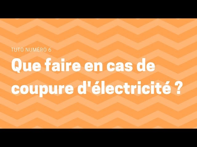 découvrez nos conseils pratiques pour réagir efficacement en cas de coupure de courant et assurer votre sécurité.
