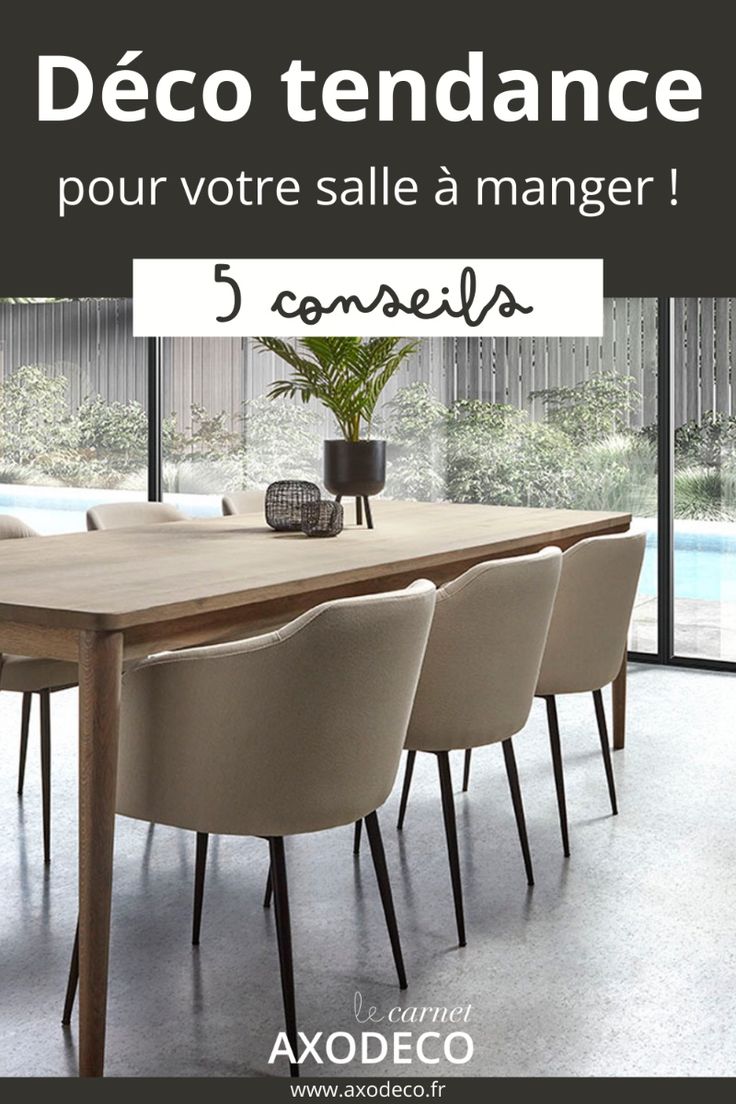 découvrez les tendances 2025 pour relooker votre salle à manger avec style et modernité. astuces déco, idées design et inspirations pour un espace convivial et élégant.